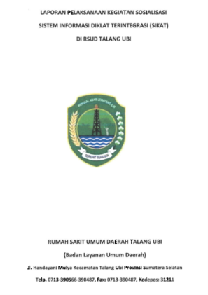 Laporan Hasil Sosialisasi